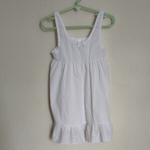 Vintage / Heirloom JC Collections White Slip Dress Adjustable Straps Girls 2T